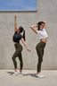skin2.0 dark green sculpt bum side look with two models