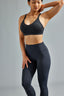 sports bra black glow in the dark front look