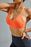 sports bra neon orange side look